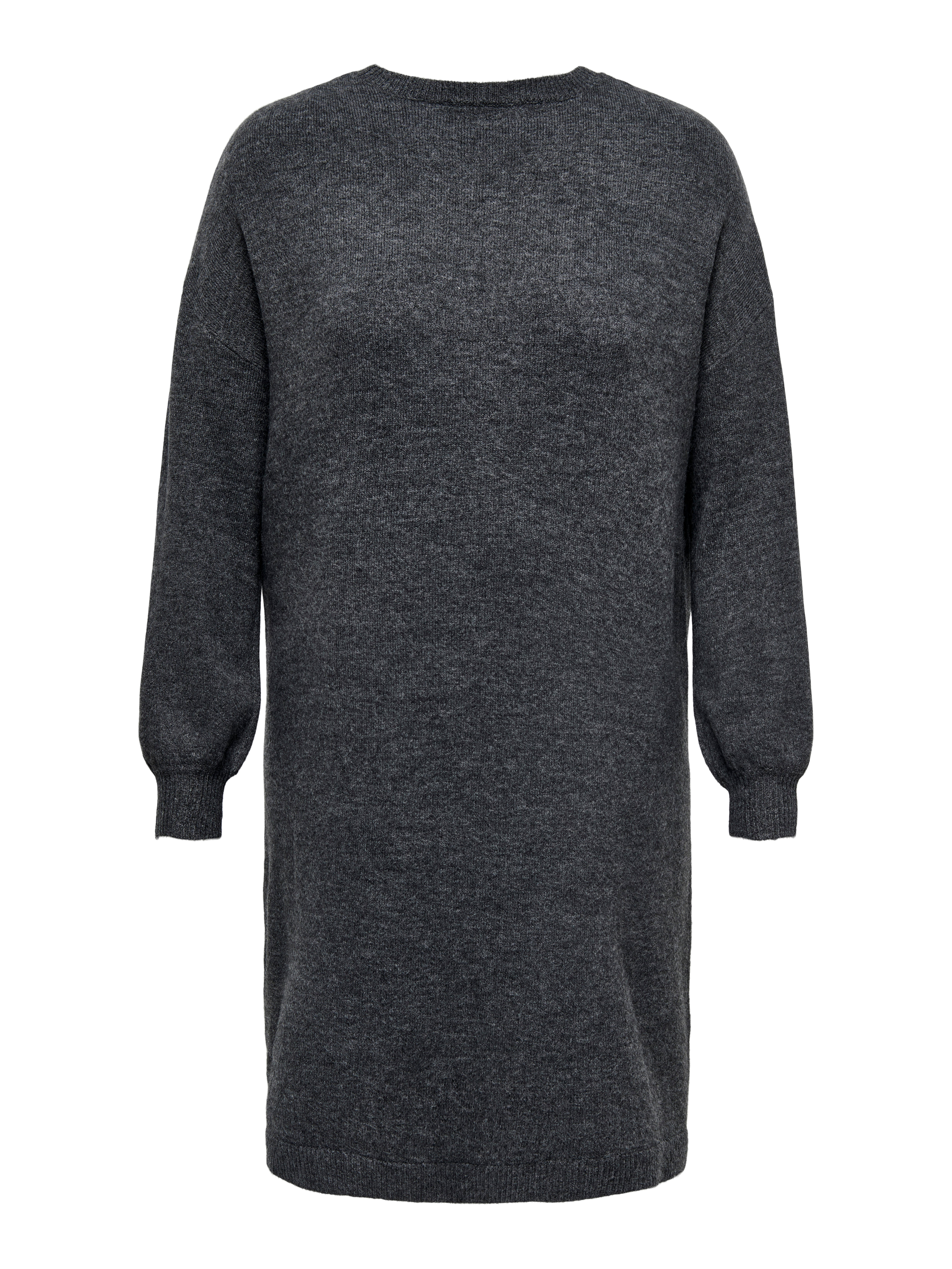 CARMANIFESTA Midikleid Dark Grey Melange