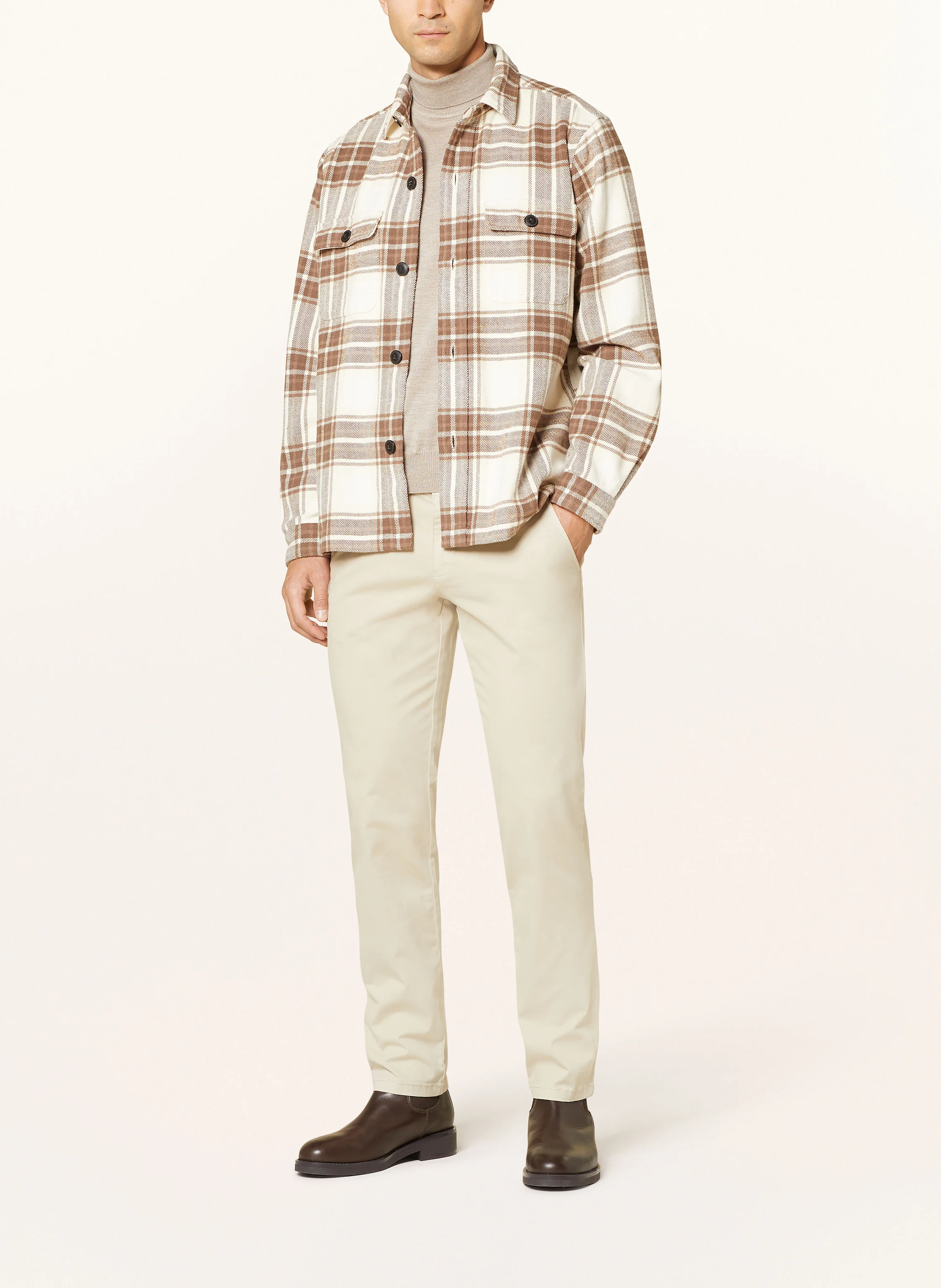 STROKESMAN'S Flanell-Overshirt