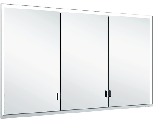 KEUCO Royal Lumos spiegelkast, 120 x 16,5 x 73,5 cm, zilver, 3-deurs, LED, IP24, inbouw, 723