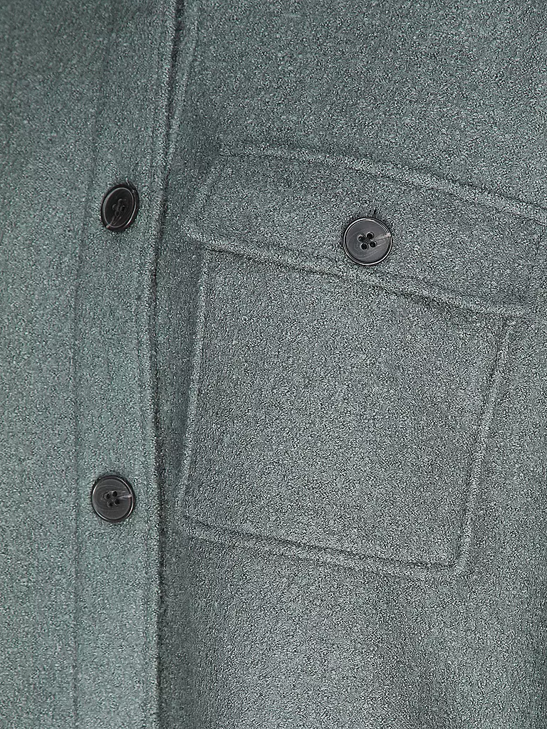 MARC O'POLO Overshirt dunkelgrün