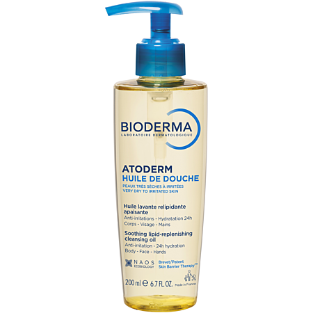 Atoderm Huile de Douche - Ultra-nourrissante Anti-irritations - 200ml