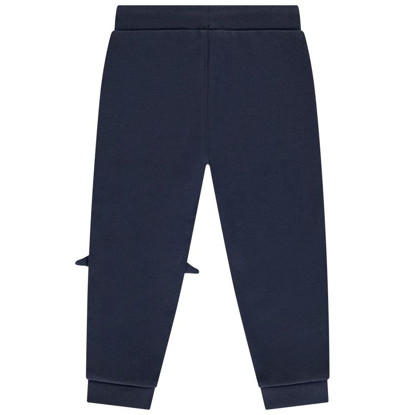 Jogging ludique en molleton pour bébé garçon - Bleu marine