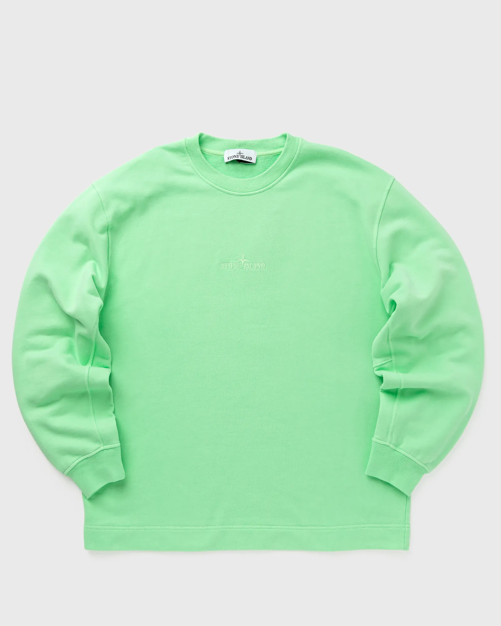 Stone Island SWEAT-SHIRT BRUSHED COTTON FLEECE, GARMENT DYED