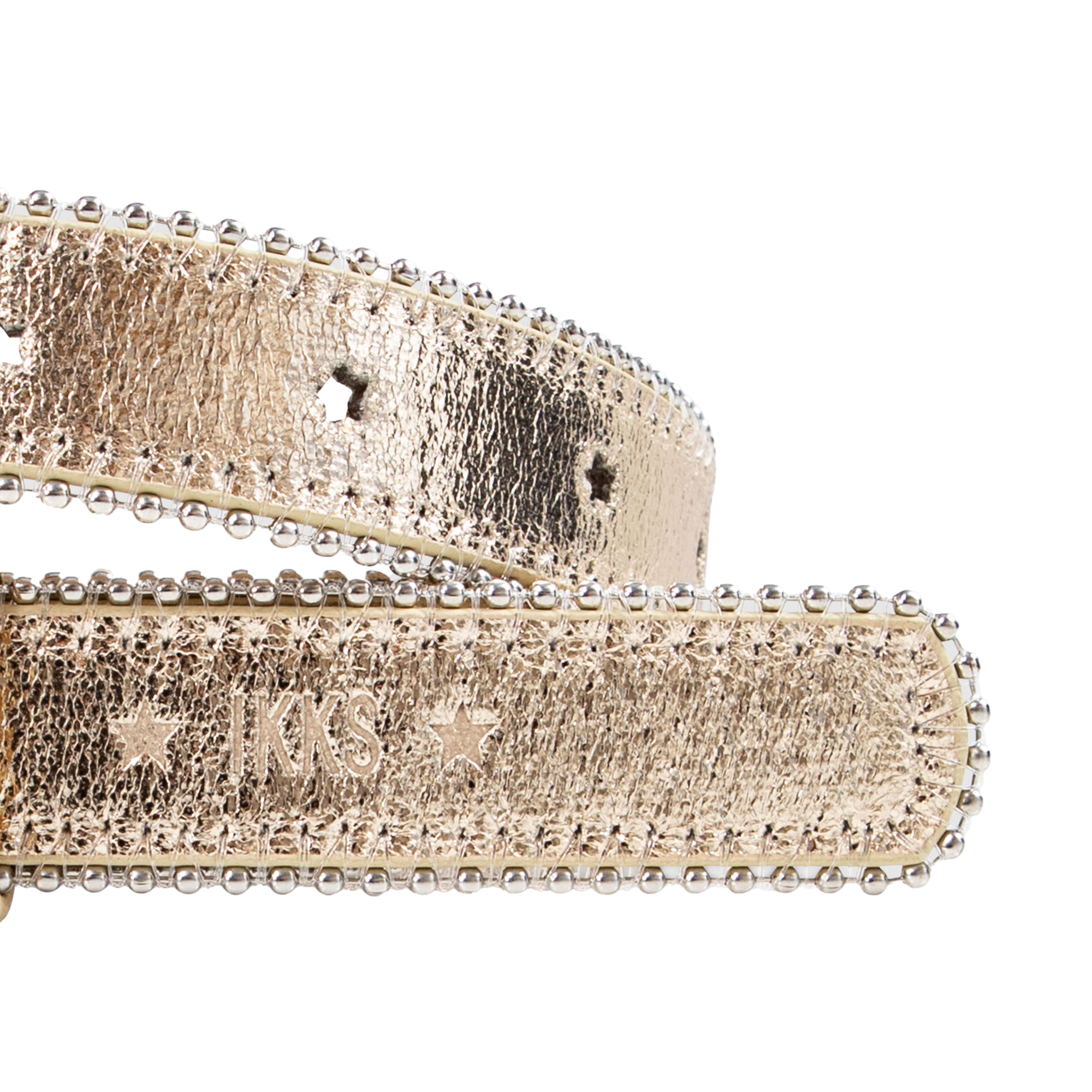 Ceinture aspect métallique | Argent