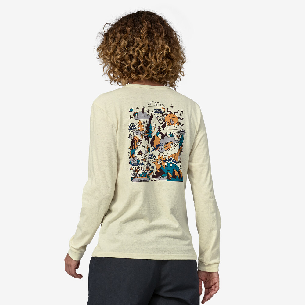 Damen Langarmshirt „How to Slide Responsibili-Tee“
