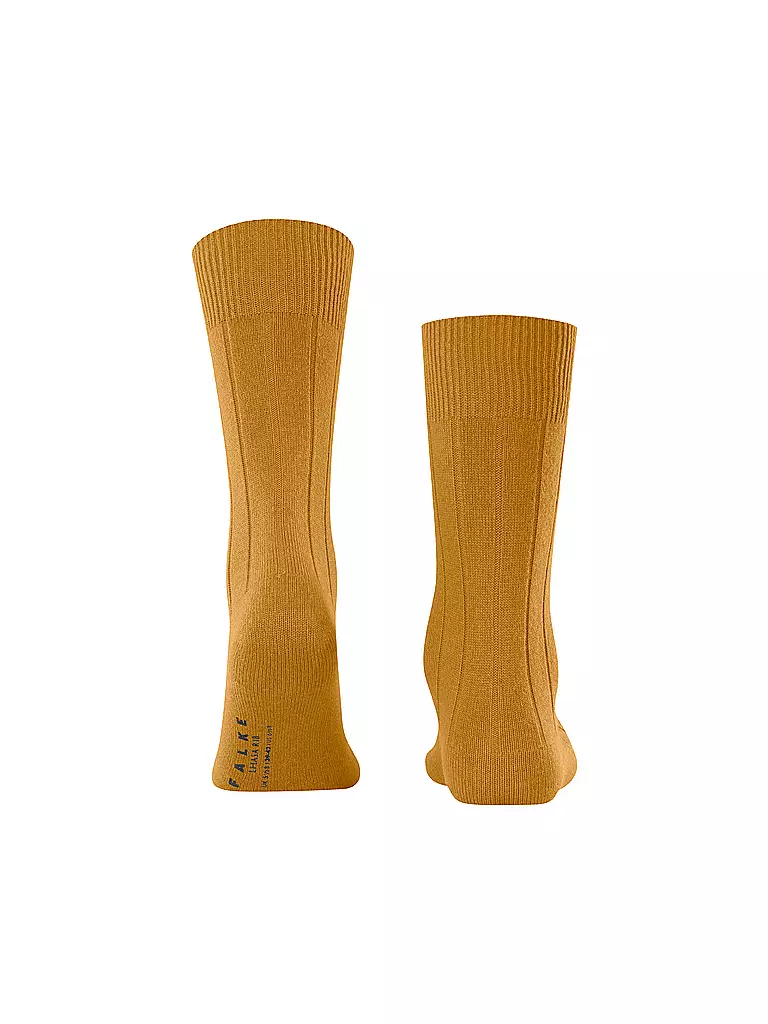 FALKE Socken LHASA RIB amber gelb
