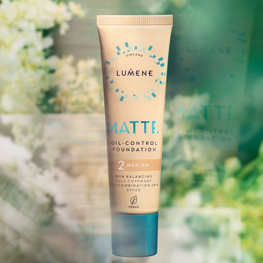 Lumene Matte Oil-Control Foundation 6 Bronze 30ml