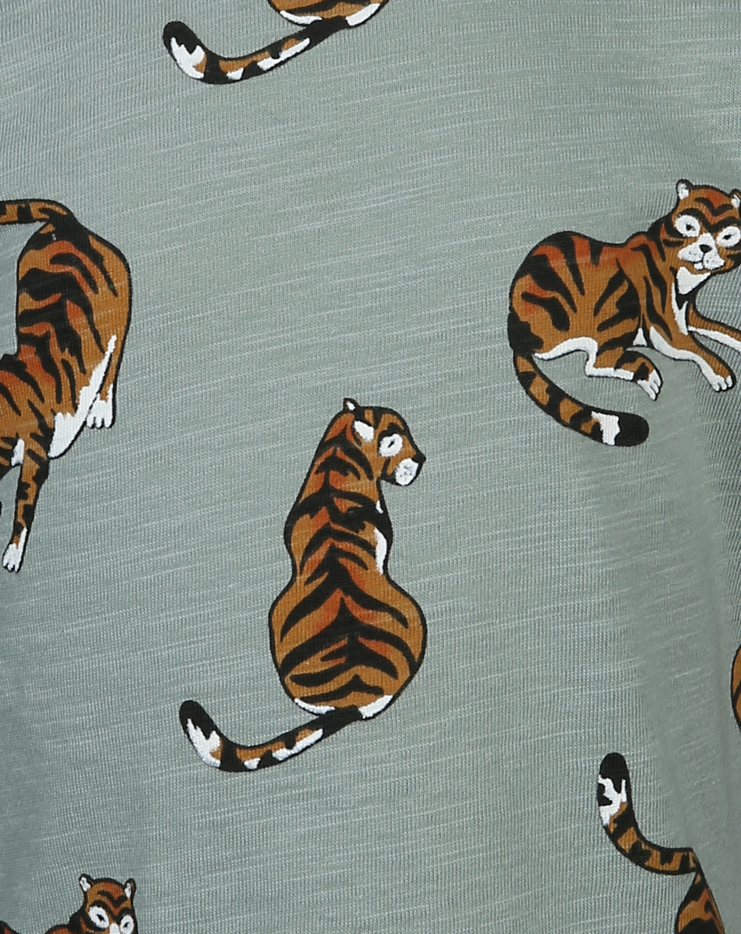 T-Shirt ANKER CATS in jade green