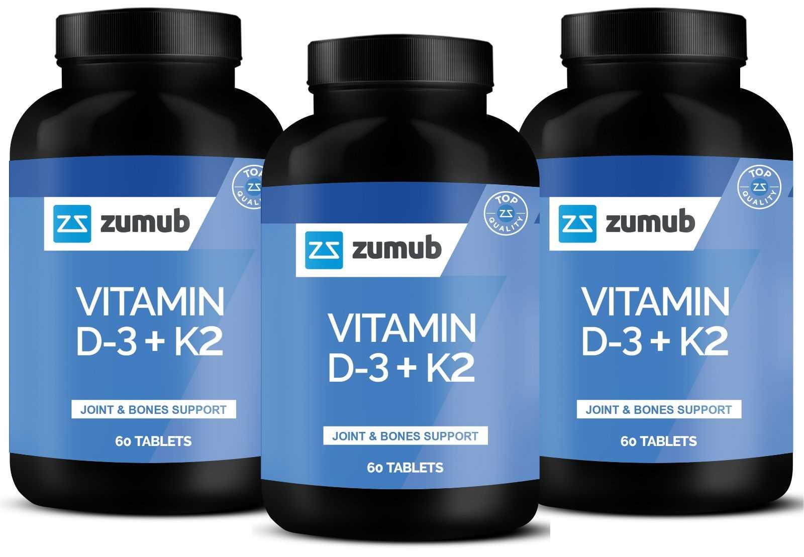 Zumub Vitamina D-3 + K2 60 comprimidos