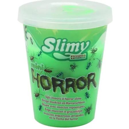 Slimy mini Horrorschleim mit ekligen Insekten, sortiert