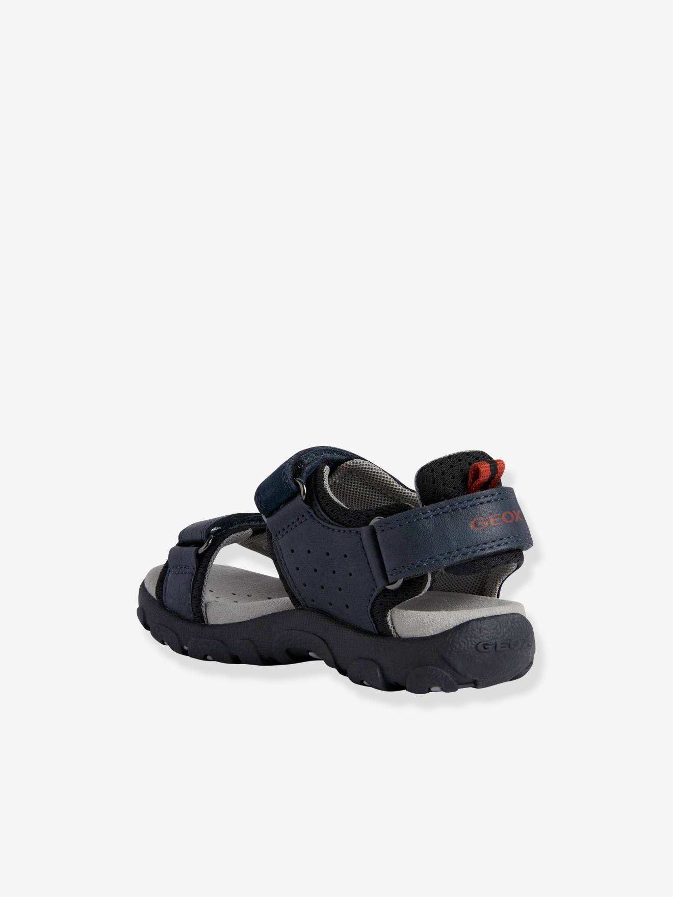 Sandálias JS Strada A Mesh+ GEOX®, azul escuro liso