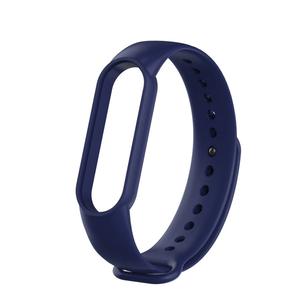 (Gr. S) Xiaomi Mi Band 6 / Mi Band 5 Silikon Sport Armband (Gelenkumfang 150-220mm) - Dunkelblau