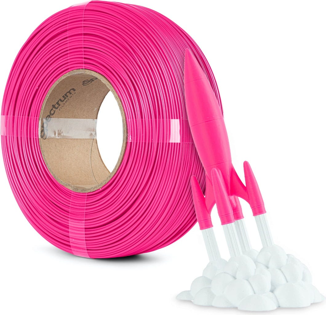 Spectrum  ReFill Premium PLA High Speed Pink Panther, 1,75 mm / 1000 g    PLA ohne Spule für den Hochgeschwindigkeitsdruck in Pink Panther