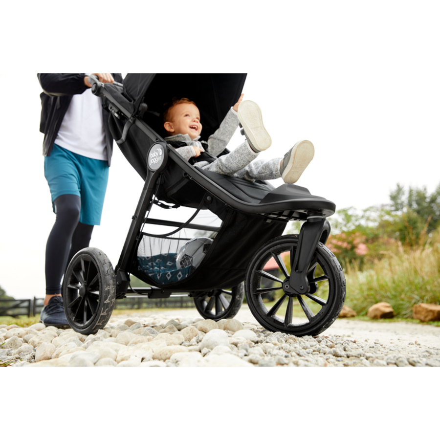 baby jogger Kombi-Kinderwagen City Elite 2 Opulent Black inklusive Babywanne, Sicherheitsbügel und Wetterschutz