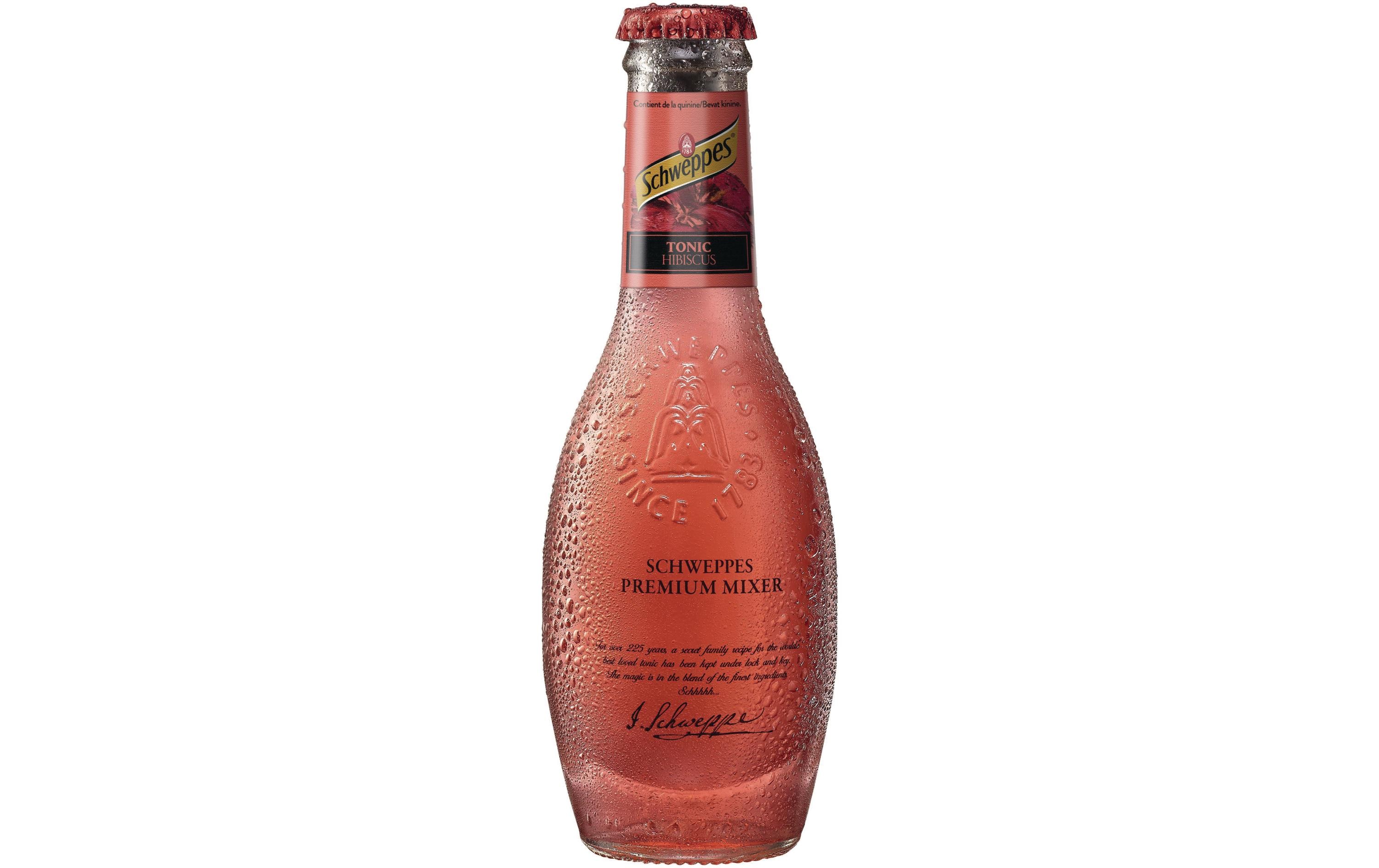 Premium Mixer Tonic & Hibiscus 4 x 0.2 lPrickelndes Erfrischungsgetränk mit Hibiscusaroma