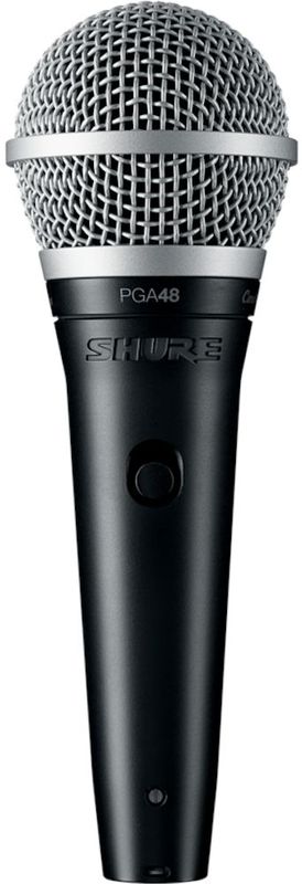 Shure - PGA48 - Microfoon - Zwart - Dynamisch - Voor Spraak en Karaoke