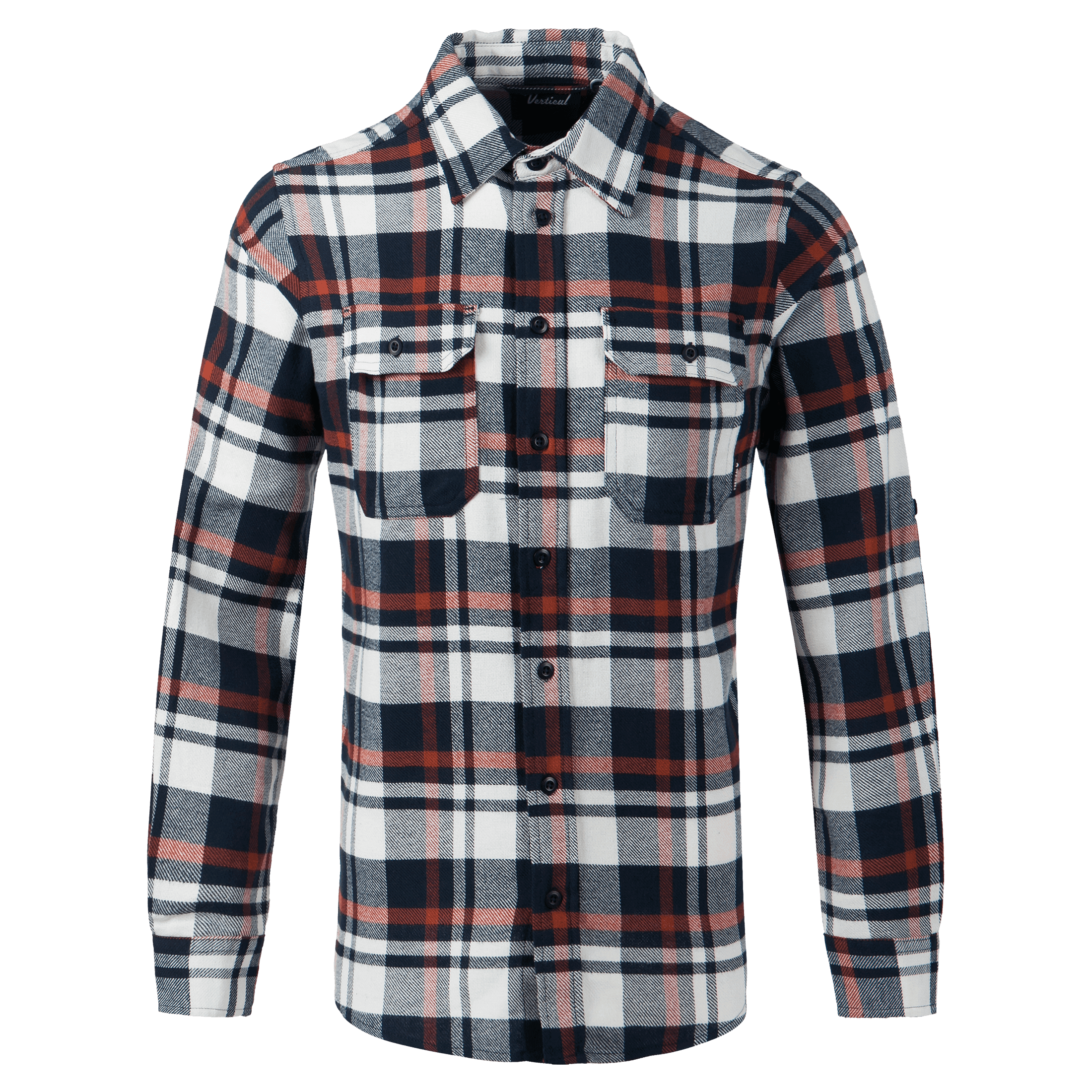 Vertical Flanneli M Checked Shirt - Fritid og bomull