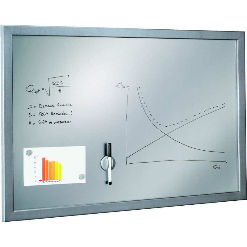 Tableau fond argenté - 90 x 60 cm