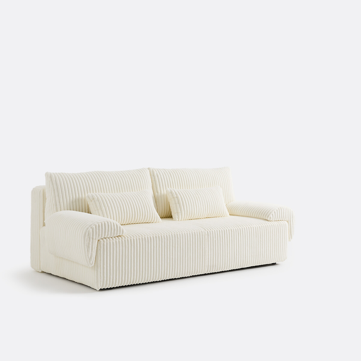 LA REDOUTE INTERIEURS<br>Sofá de 3 lugares. Veludo XL, Maona