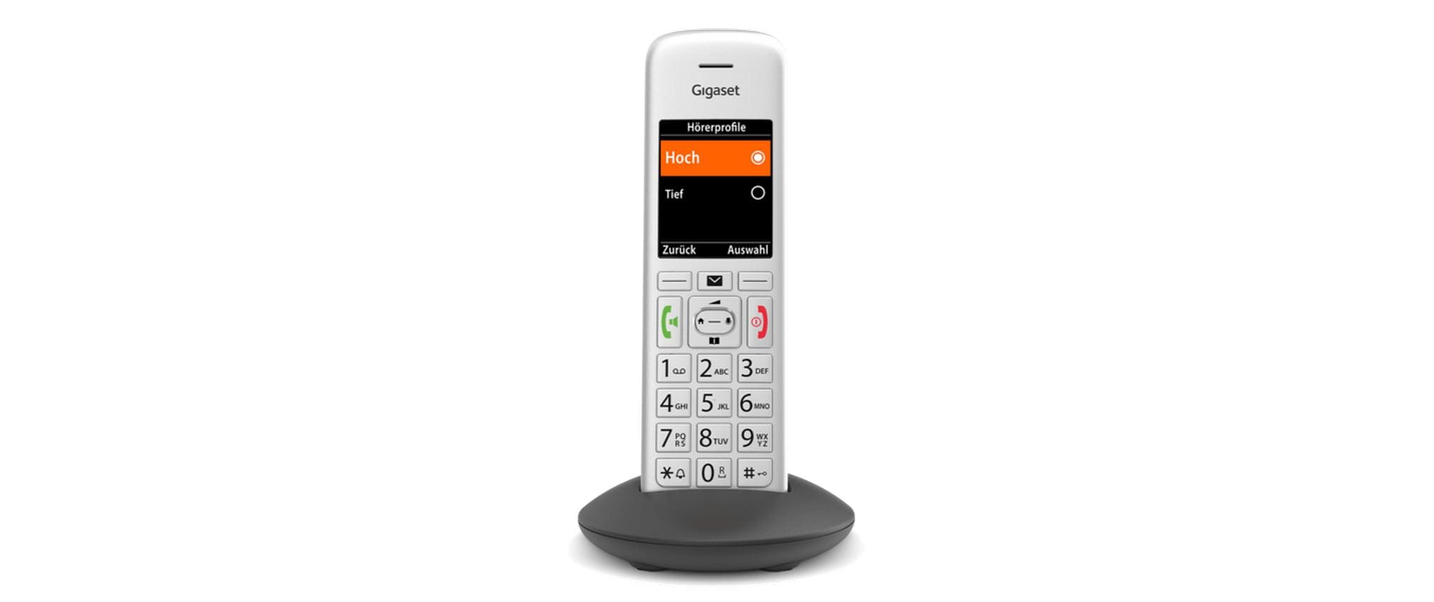 Mobilteil E390 HX CAT-iqDas Mehr-Generationen-Telefon für alle Router mit DECT-Basis