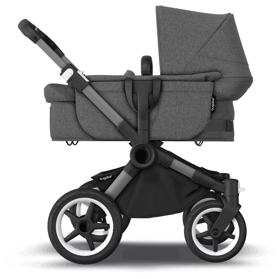 bugaboo Zwillingswagen Donkey 5 Twin Complete GraphiteGrey Melange