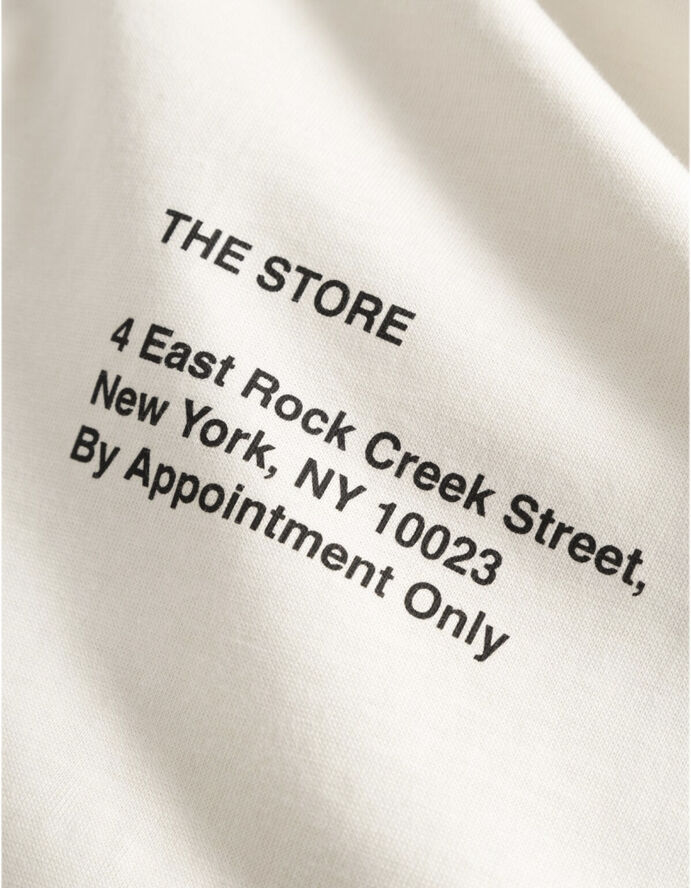 Les Deux Neighborhood T-Shirt Ivory/black