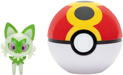 Pokémon Clip 'N' Go Lekesett Sprigatito med Poké-ball
