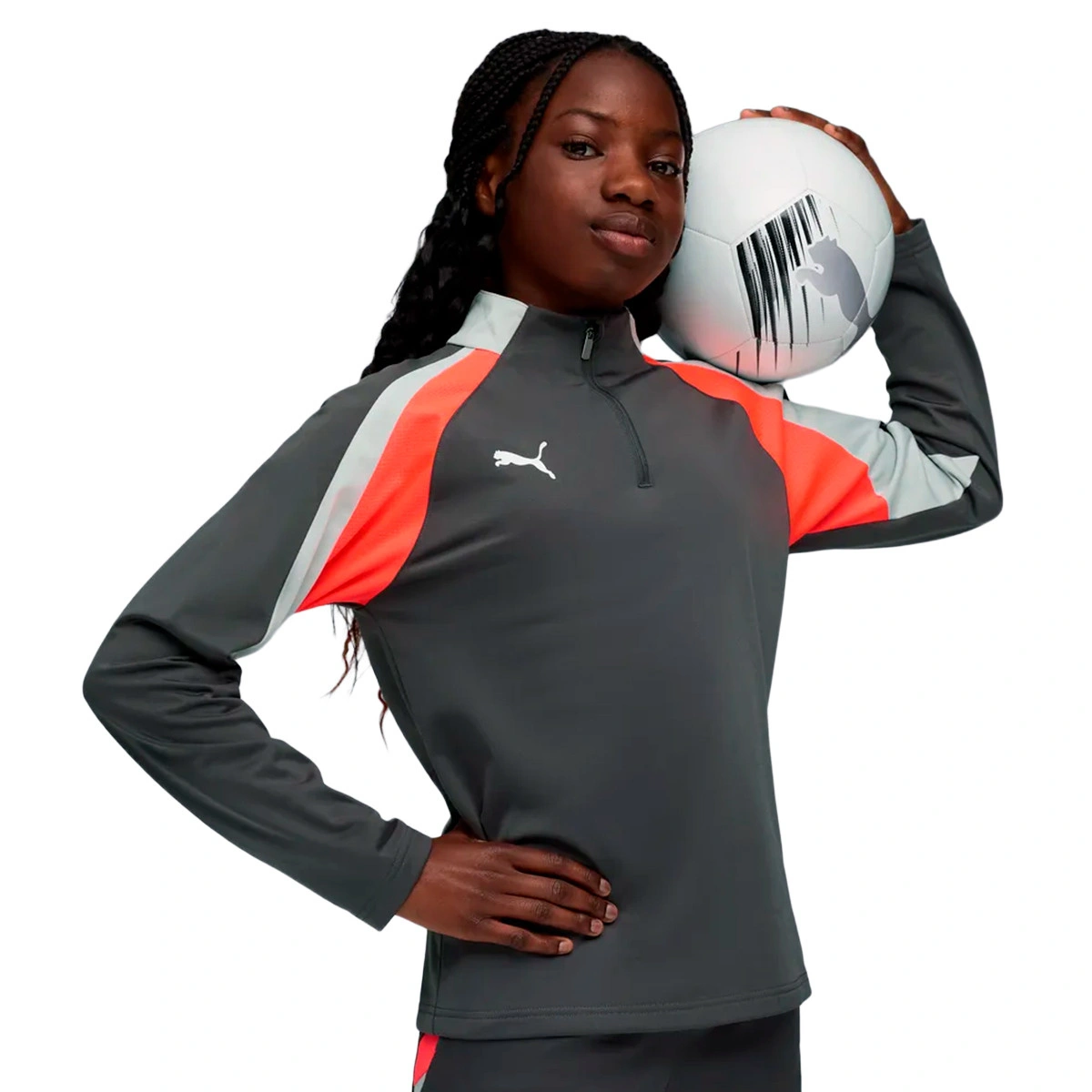 Sweatshirt Puma Individualliga 1/4 Zip Top Criança