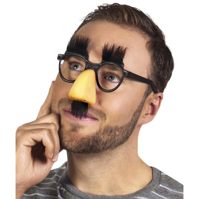 Faschingsbrille - Slapstick - für Erwachsene