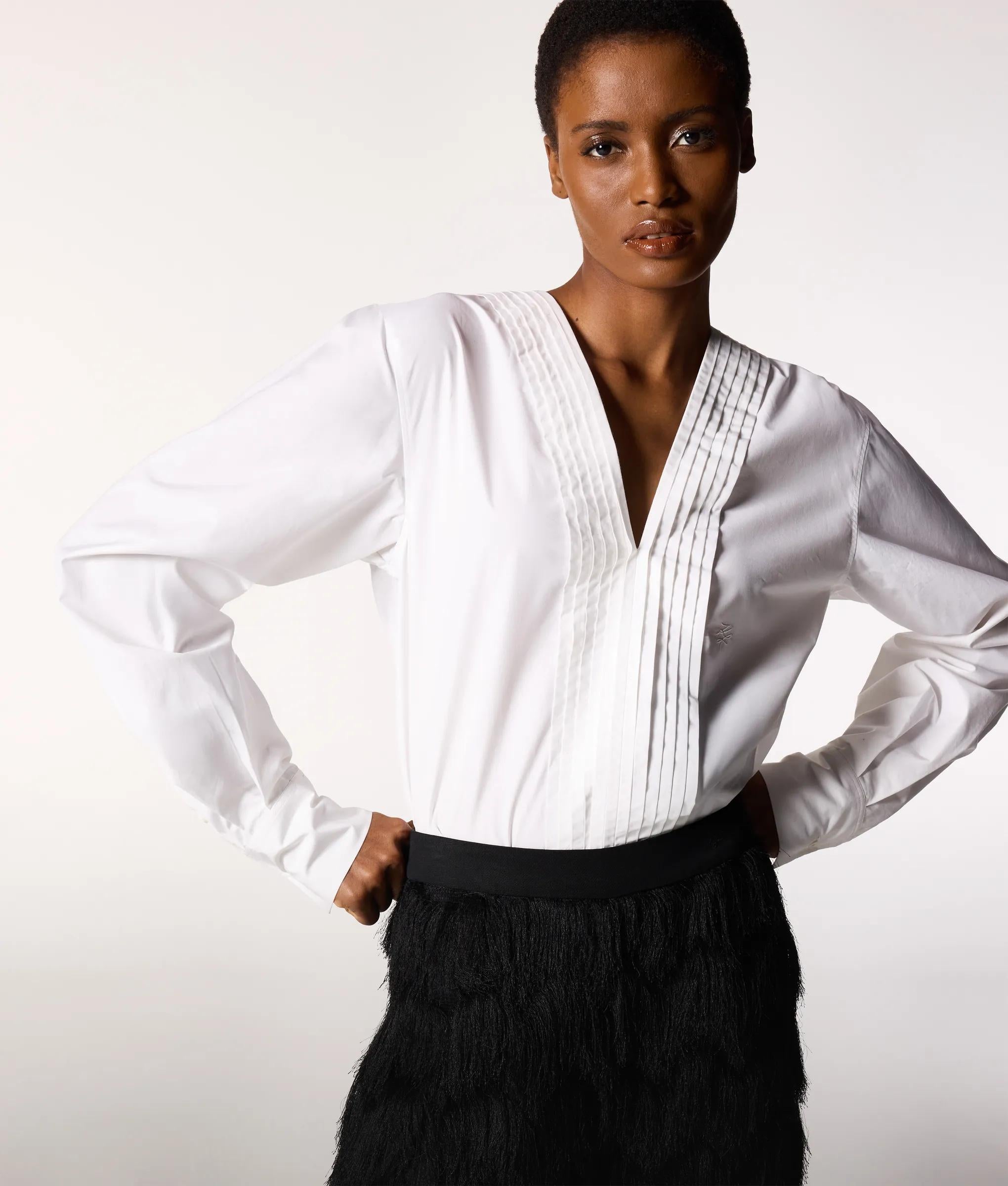 KL Studio shirt met V-hals
