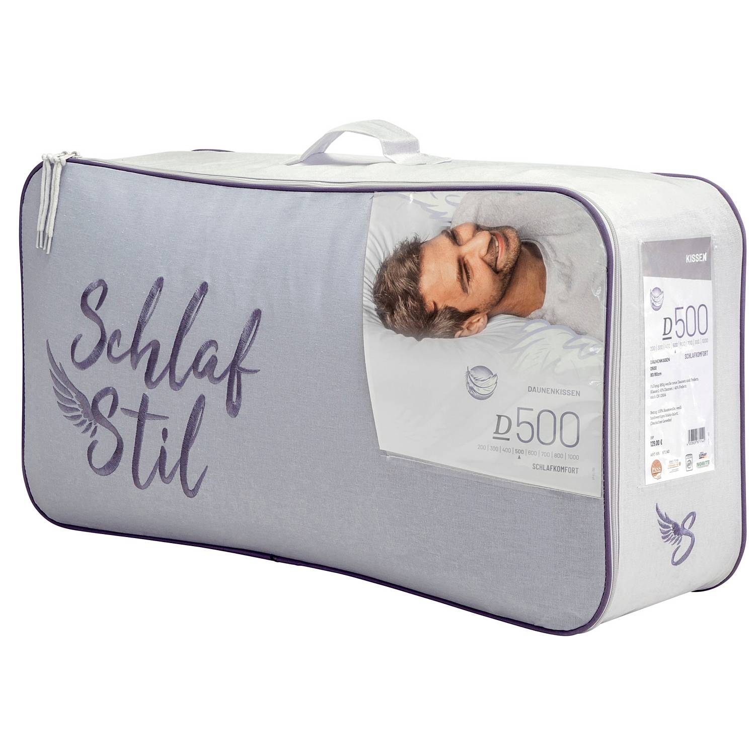 Schlafstil Daunen-Einziehdecke D500