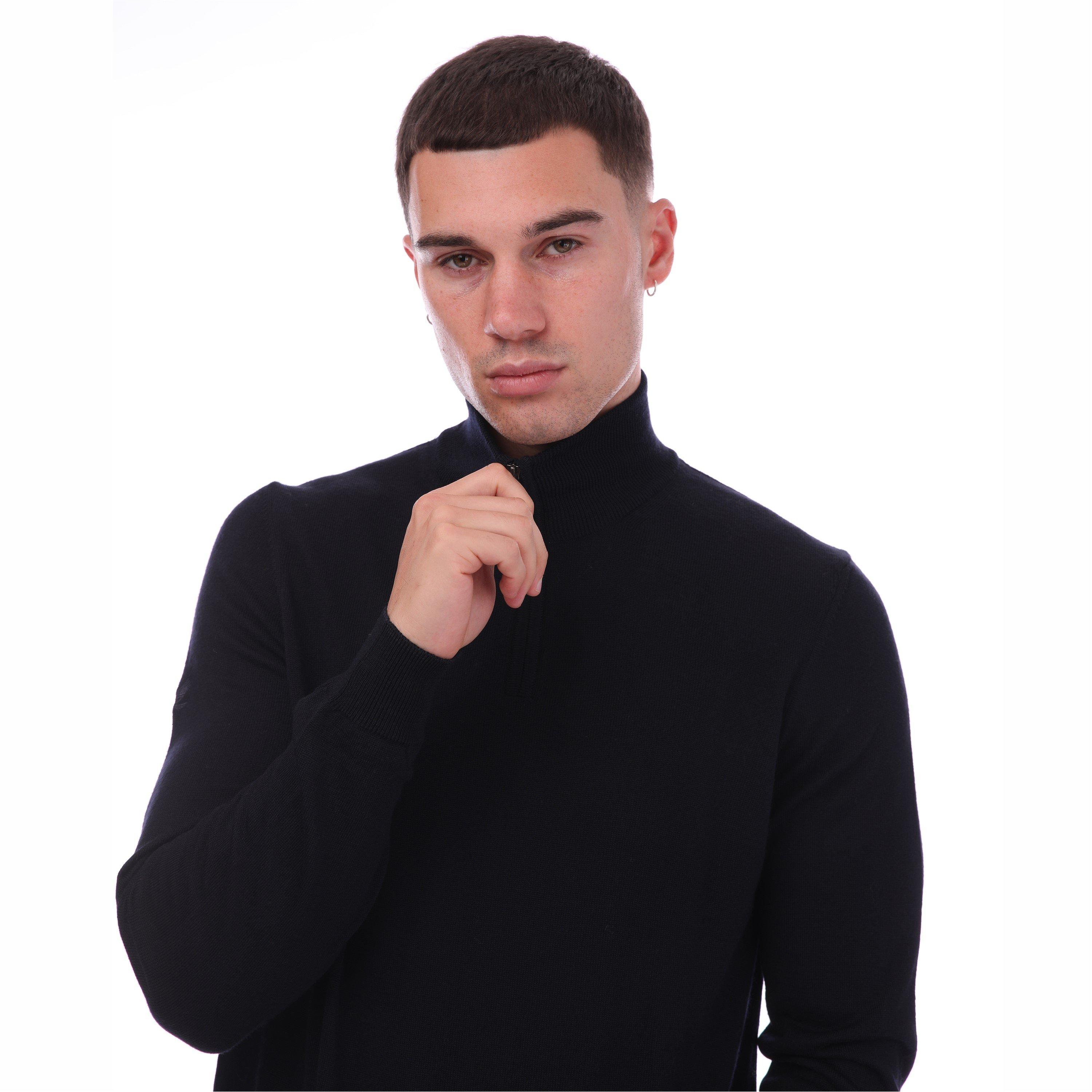 Lyle and Scott Eagle Qz Knit Sn99