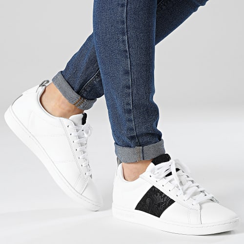 Baskets Femme Court Classic Plants 2310130 Optical White Black