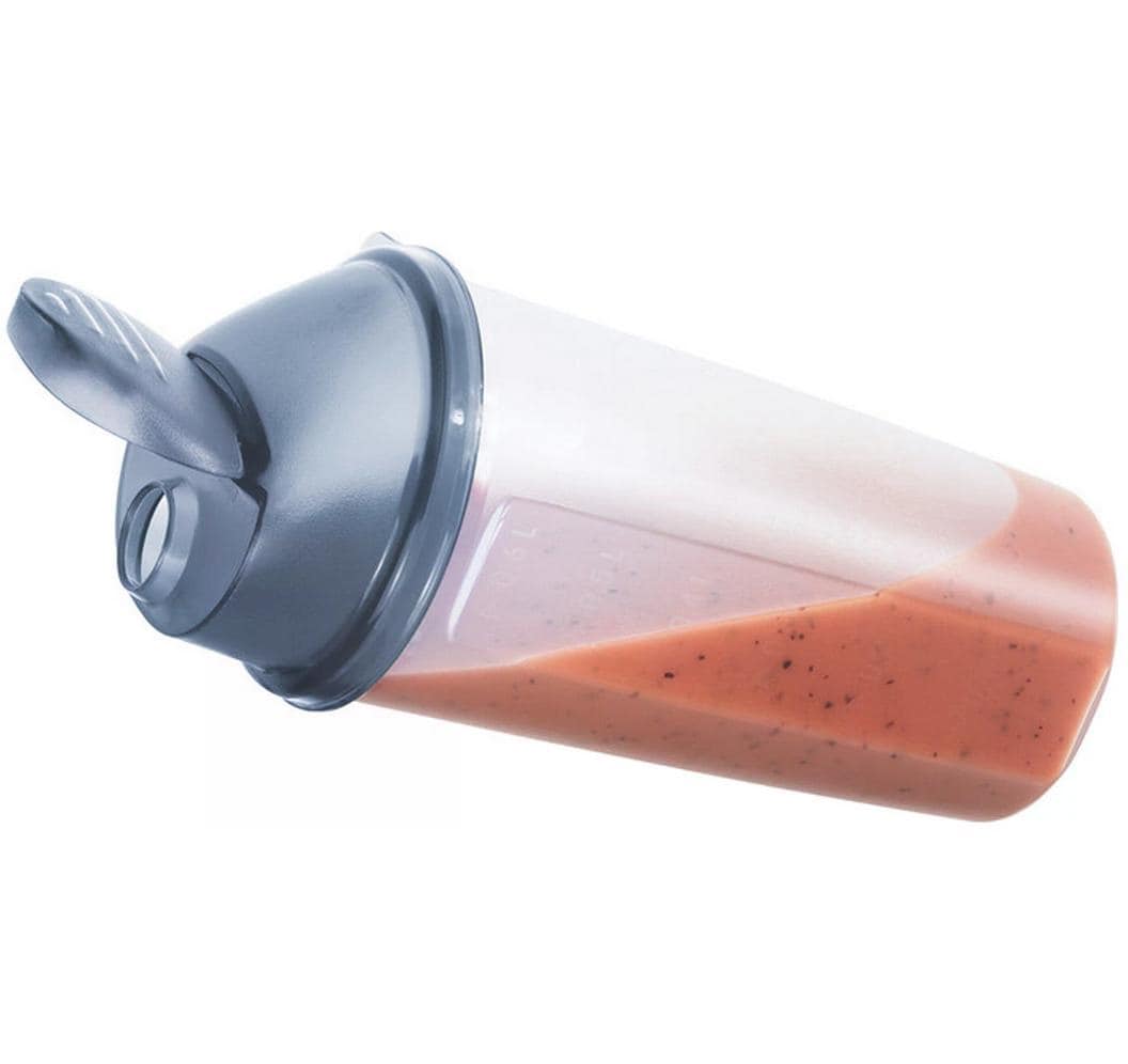 Saucen Shaker Domino 0.6 l, Horizon BlauSchüttelbecher mit praktischem Ausguss