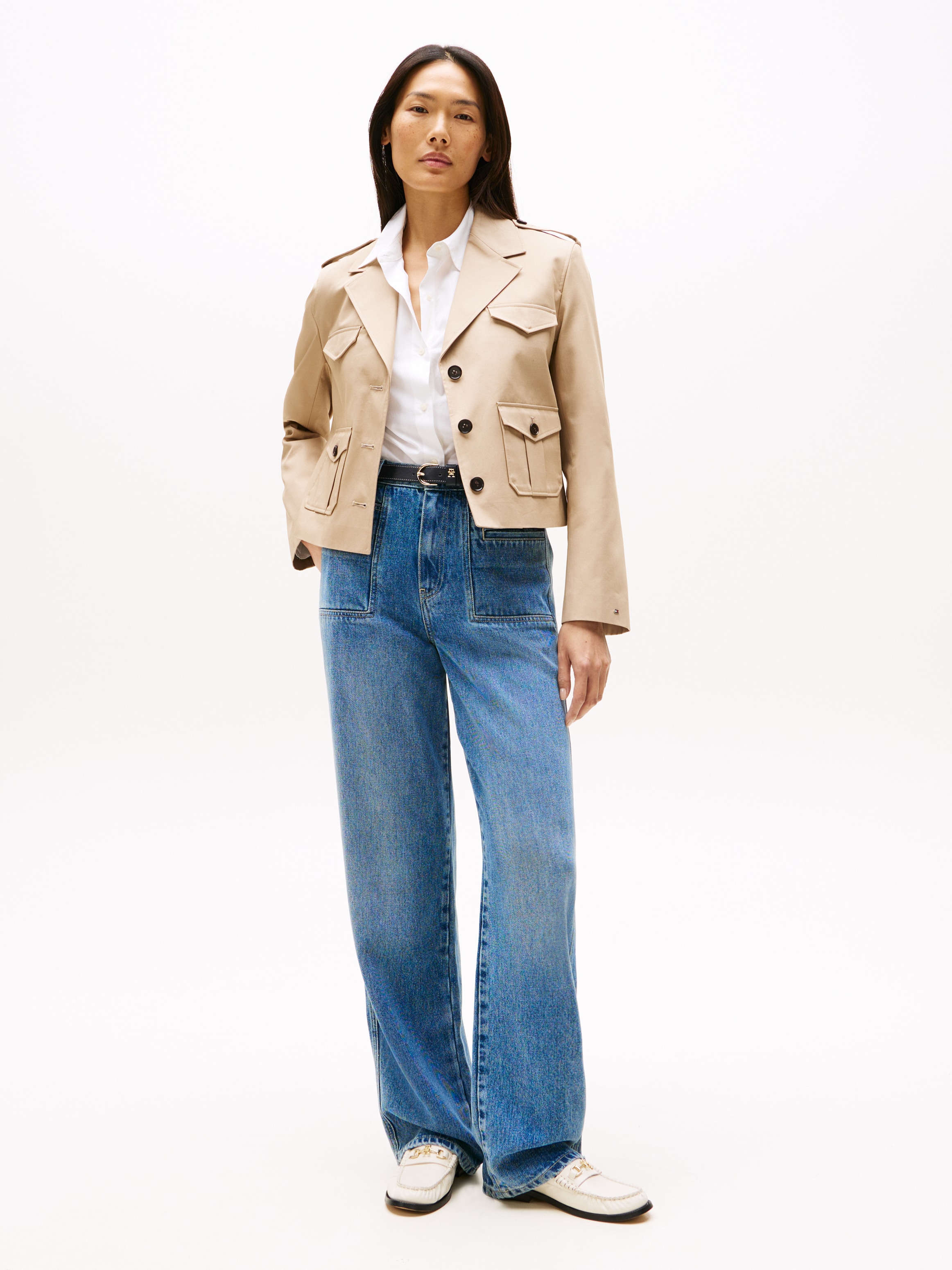 Tommy Hilfiger Kurzblazer »COTTON REGULAR LADY JACKET«