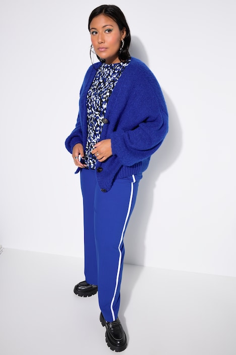 Strickjacke, Oversize Shape, Ballon-Langarm
