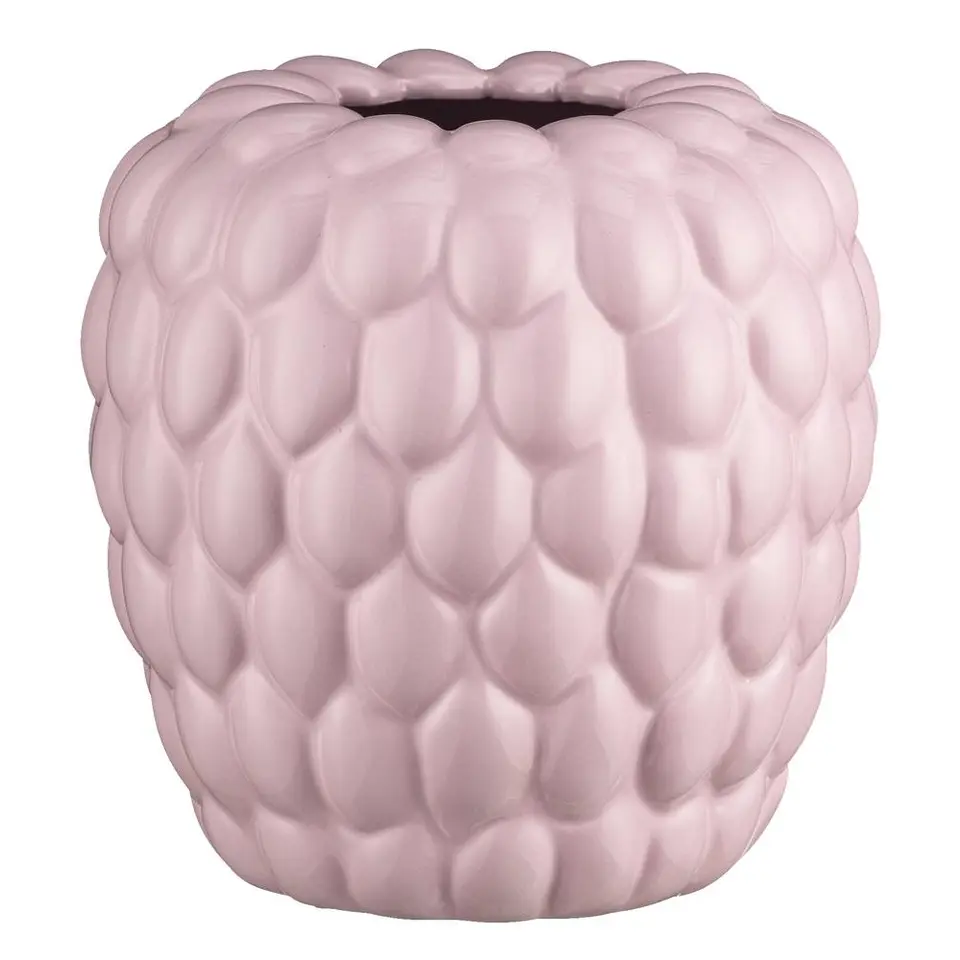Vaas Fruit - lila - keramiek - 18xø18 cm