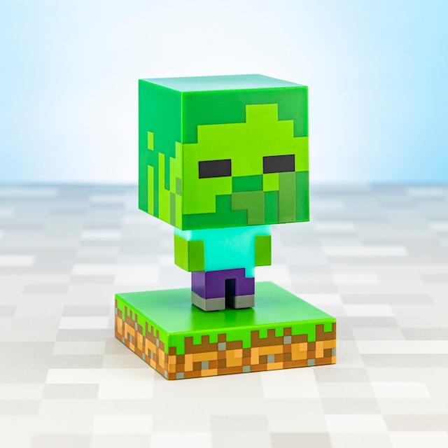 Minecraft Zombie 3D Lampa