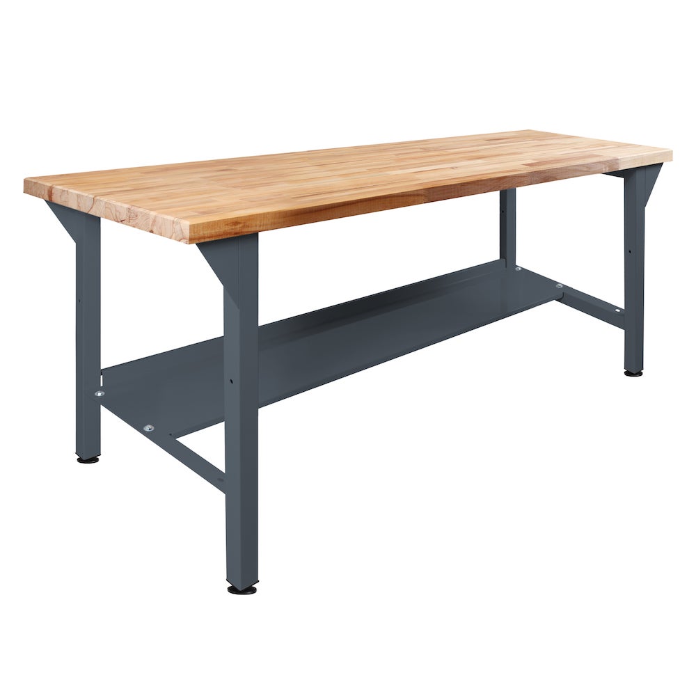 PROREGAL Giant Rhino Plus werkbank (H x B x D): 84 x 200 x 70 cm, draagvermogen 500 kg, antracietgrijs
