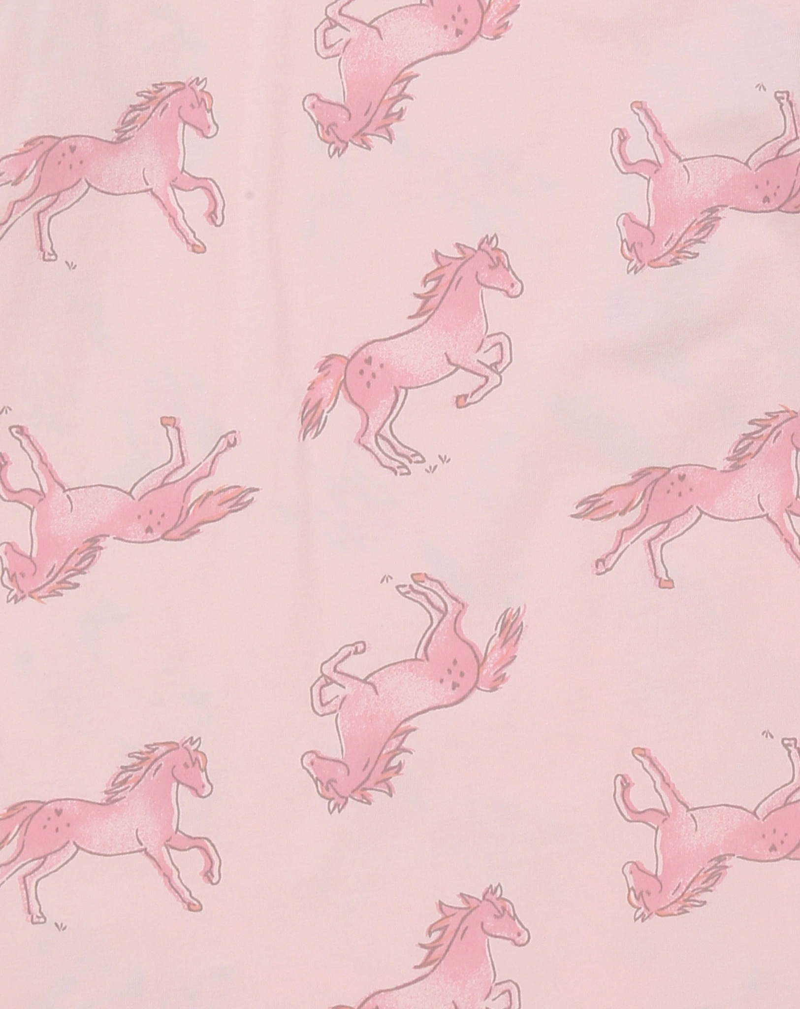 Schlafanzug HORSES lang in rosa