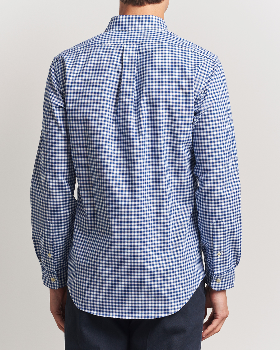Polo Ralph Lauren Custom Fit Oxford Gingham Shirt Blue/White