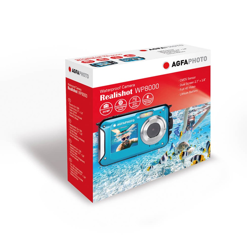 AGFA - Digital Kamera WP8000 - Blå