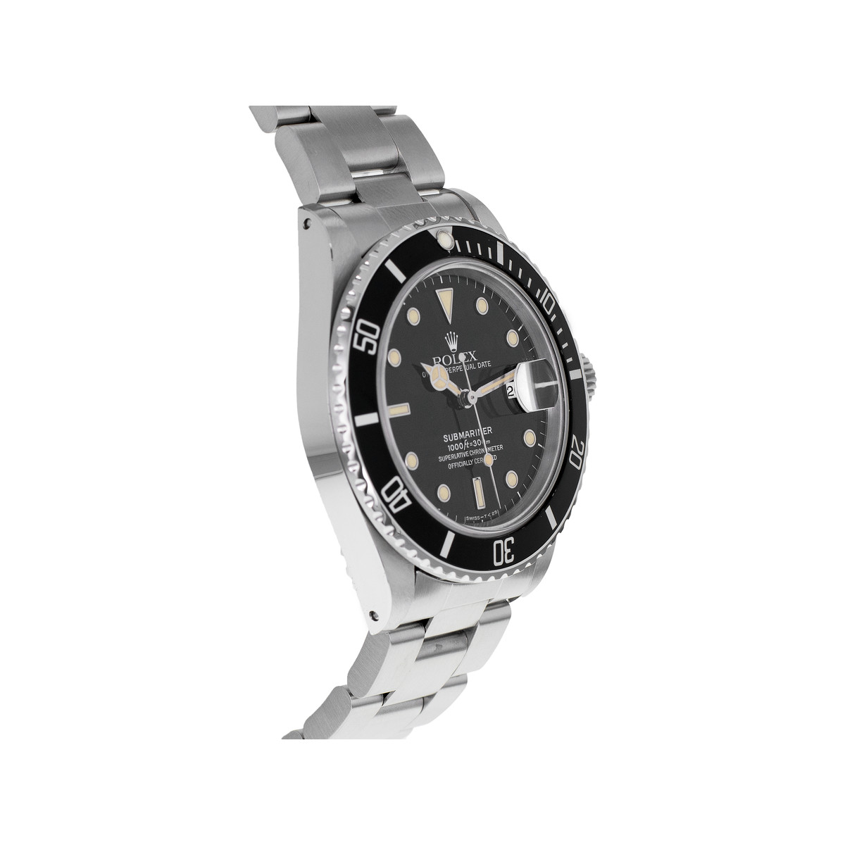 Montre d'occasion ROLEX, modèle submariner date, acier homme