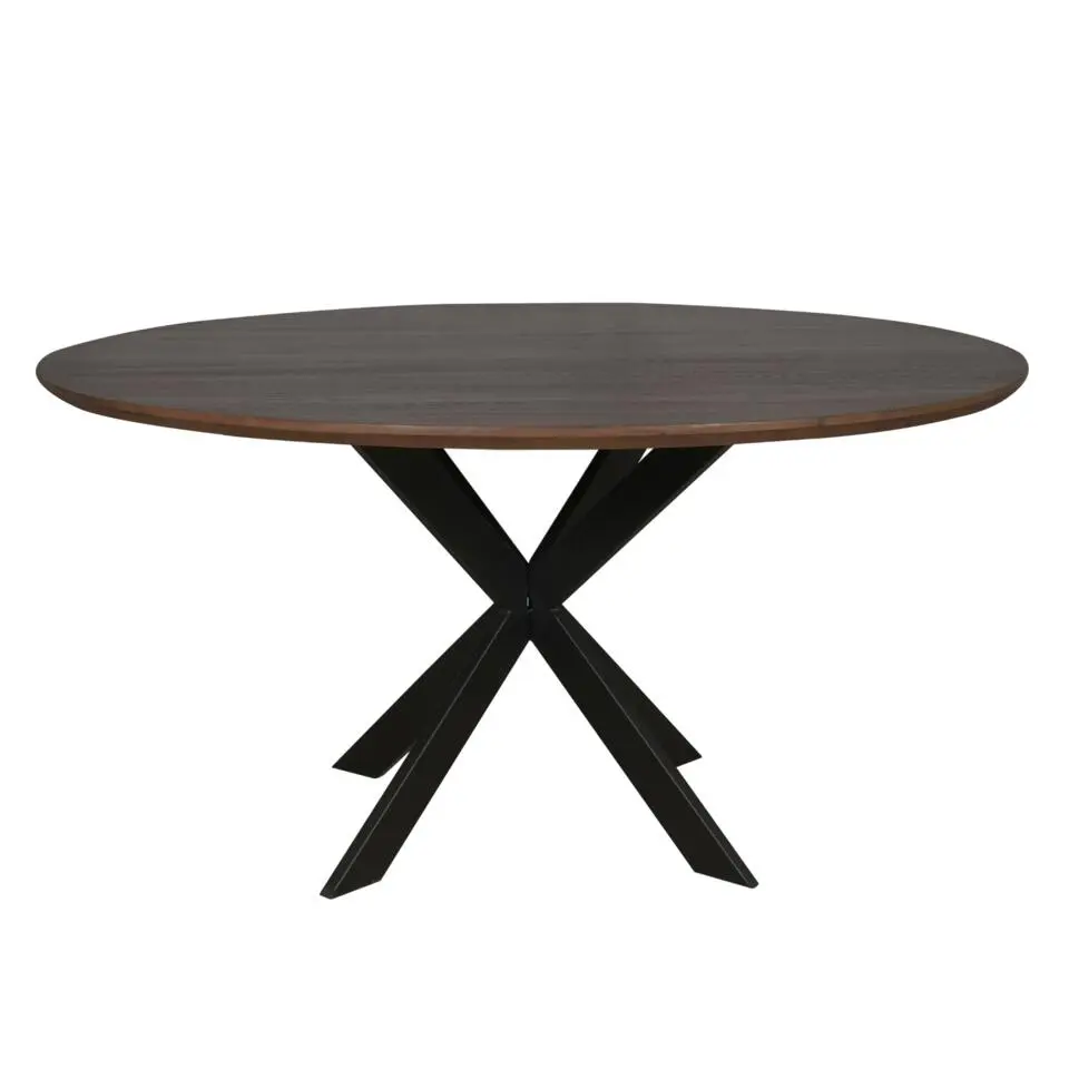 Starfurn - Eettafel Ferris - Bruin - 150x150x76 cm