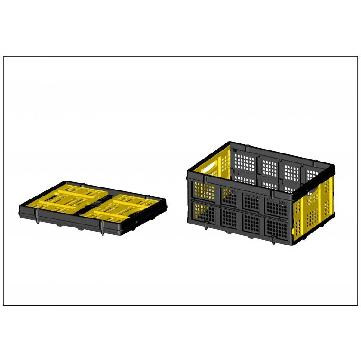 Stanley Caisse ajourée pliable 25 kg