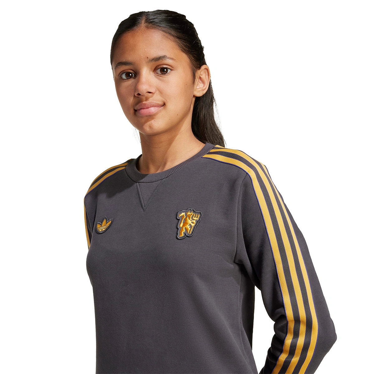 Sweatshirt adidas Manchester United Fanswear Icons Fanswear 2025-2026 Criança