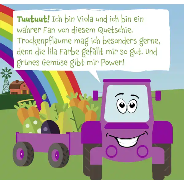 Bio Quetschie mit Karotte, Birne, Spinat, Erbsen & Trockenpflaume