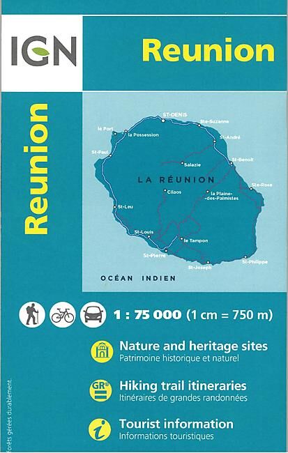 IGN - LA REUNION 1 75 000