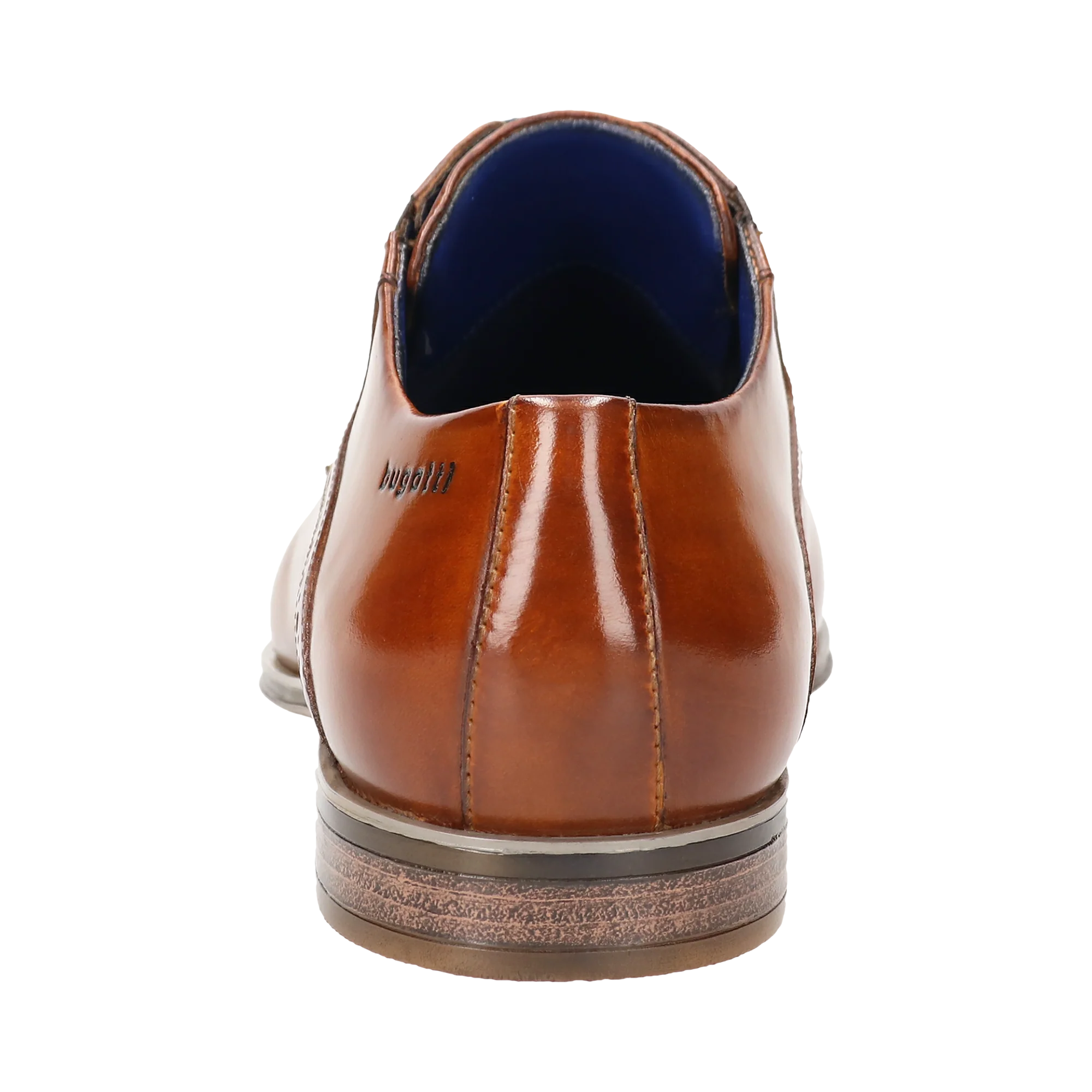 Leder Business Schnürer cognac