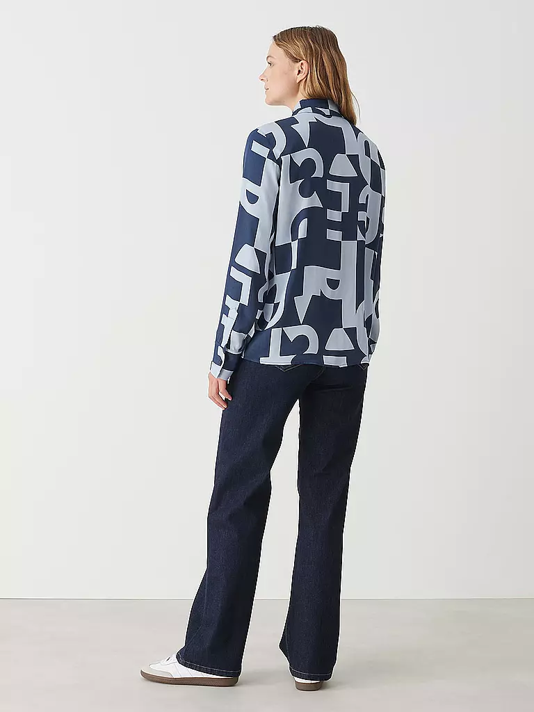OPUS Bluse FALKINA BOLD dunkelblau